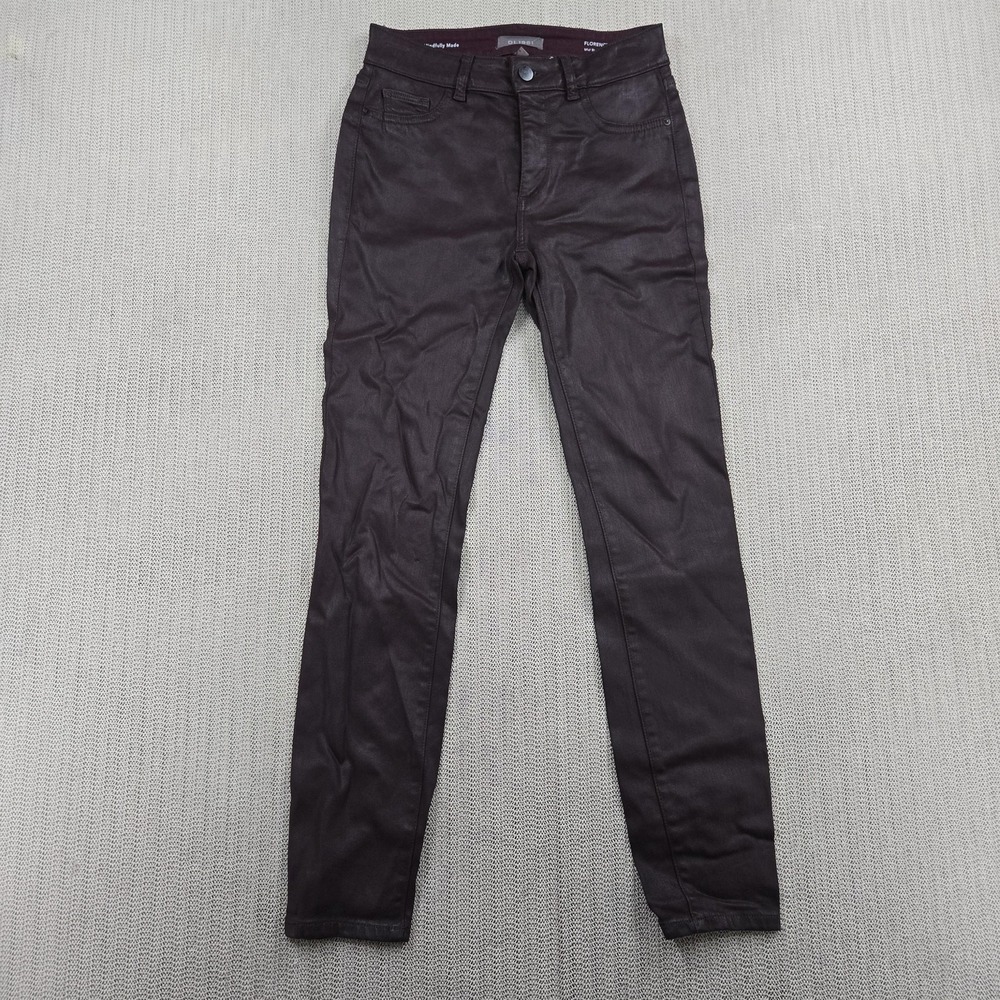 DL1961 Florence Skinny Jeans Womens 25 Purple Mid Rise Instasculpt Ankle Denim
